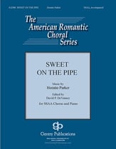 Sweet on the Pipe SSAA choral sheet music cover